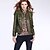 cheap Vip Deal-CEN     Women&#039;s Solid Colored Green Coats &amp; Jackets