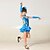 Χαμηλού Κόστους Παιδικά Ρούχα Χορού-Λάτιν Χοροί Σύνολα Επίδοση Πολυεστέρας / Λίκρα Πούλιες / Φούντα Αμάνικο Φυσικό Φόρεμα / Γάντια / Καλύμματα Κεφαλής / Λατινικοί Χοροί