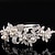 cheap Headpieces-Bridal Baroque Crown Silver Tiara Queen Crystal Hairclips