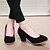 cheap Women&#039;s Heels-Women&#039;s Shoes Round Toe Chunky Heel Pumps Shoes More Colors available