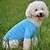 Недорогие Одежда для собак-Собака Футболка Одежда для щенков Косплей Свадьба Одежда для собак Одежда для щенков Одежда Для Собак Желтый Красный Синий Костюм для девочки и мальчика-собаки Хлопок XS S M L XL