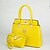 cheap Bag Sets-Women&#039;s Bags Cowhide Tote / Bag Set for Formal / Office &amp; Career Beige / Yellow / Fuchsia