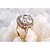 billige Moderinge-Dame Statement Ring Krystal Gylden Krystal Guldbelagt Simuleret diamant Damer Luksus Bling bling Bryllup Fest Smykker Solitaire Emerald Cut HALO