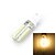 abordables Ampoules LED double broche-1pc 7 W Ampoules Maïs LED 550-650 lm G9 T 104 Perles LED SMD 3014 Blanc Chaud Blanc Froid 220-240 V / 1 pièce / RoHs