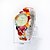 cheap Women&#039;s Watches-Lureme® Fashion Leisure Printing Color Country Style Plastic Strap  Girls and Women Quartz Wrist Watch Cool Watches Unique Watches