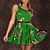 cheap Historical &amp; Vintage Costumes-Cosplay Costumes Uniforms Festival/Holiday Halloween Costumes Green / Blue Dress Terylene