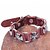 cheap Men&#039;s Bracelets-Vintage Party Work Casual Bohemian Leather Bracelet Jewelry Black / Brown For Party