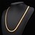 cheap Men&#039;s Necklaces-Choker Necklace Chain Necklace Mariner Chain Fashion 18K Gold Plated Rose Gold Platinum Plated Golden Silver Rose Necklace Jewelry For Wedding Party Daily Casual / Vintage Necklace / Vintage Necklace