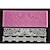 cheap Bakeware-FOUR-C Silicone Lace Mat Texture Cake Mat Color Pink
