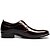 abordables Zapatos Oxford de hombre-Zapatos de Hombre Oxfords Boda / Oficina y Trabajo / Casual Cuero Negro / Bermellón