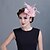 cheap Headpieces-Tulle / Crystal / Feather Tiaras / Flowers with 1 Wedding / Special Occasion / Party / Evening Headpiece / Fabric