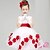 levne Šaty-Girls &#039; Bez rukávů Květinový 3D tištěná grafika Šaty Květinový Bavlna Šaty Léto Batole Štíhlý