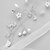 cheap Headpieces-Imitation Pearl Rhinestone Satin Alloy Flowers Head Chain Headpiece