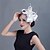 cheap Fascinators-Feather / Satin Fascinators / Headwear with Floral 1pc Wedding / Special Occasion / Casual Headpiece