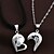 cheap Necklaces-Silver Cubic Zirconia Heart Silver Silver Necklace Jewelry For Wedding Party Special Occasion Anniversary Birthday Engagement / Gift / Daily