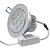 preiswerte LED Einbauleuchten-jiawen® 7w 630-700lm 3000-3200K / 6000-6500K warmes weißes / weißes Licht geführt receseed Lichter (AC 100-240V)