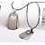 cheap Necklaces-Men&#039;s Women&#039;s Choker Necklace Pendant Necklace Layered Necklace Heart Hollow Heart Heart Double-layer Alloy Silver Necklace Jewelry For Thank You Valentine