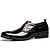 abordables Oxfords Homme-Chaussures Hommes Mariage / Bureau &amp; Travail / Décontracté Noir / Bordeaux Cuir Richelieu