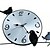 cheap DIY Wall Clocks-Fashionable Pastoral Style Bird Pendulum Clock XDT-123