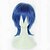 abordables Halloweeni parukad-Pelucas de Cosplay Vocaloid Kaito Animé Pelucas de Cosplay 35 CM Fibra resistente al calor Mujer