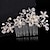 cheap Headpieces-Material / Sterling Silver / Alloy Hair Combs / Flowers / Headpiece with Beading Party / Wedding / Special Occasion Headpiece