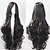 cheap Synthetic Wigs-Synthetic Wig Curly Style Capless Wig Black Black Synthetic Hair Wig