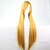 preiswerte Kostümperücke-Cosplay Costume Wig Synthetic Wig Straight Straight Asymmetrical Wig Blonde Long Yellow Synthetic Hair 28 inch Women&#039;s Natural Hairline Blonde