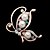 cheap Brooches-Korean New Fashion Alloy Butterfly Dancing Brooch