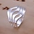 voordelige Ringen-Bandring Contour Sterling zilver Dames Modieus 8 / Statement Ring