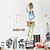 cheap Wall Stickers-Decorative Wall Stickers - Plane Wall Stickers People / Cartoon Living Room / Bedroom / Bathroom / Removable