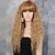 cheap Synthetic Trendy Wigs-Synthetic Wig Kinky Curly Curly Wig Blonde Long Golden Flaxen Women&#039;s Blonde Brown Yellow