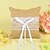 cheap Ring Pillows-Bowknot Lace / Linen Ring Pillow Garden Theme