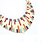 olcso Divat nyaklánc-Női Rövid nyakláncok Nyilatkozat nyakláncok hölgyek Ötvözet Szivárvány Fekete Nyakláncok Ékszerek Kompatibilitás