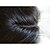 billige Lukning og frontside-PANSY Hairextensions med menneskehår Rett Ekte hår Malaysisk hår Brun Dame Naturlig Svart