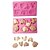 cheap Bakeware-FOUR-C Chocolate Moulds 3D Farm Animals Fondant Molds Color Pink