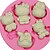 abordables Accessoires de pâtisserie-1pc Silicone Economique 3D Gâteau Petit gâteau Tarte Animal Moule de Cuisson Outils de cuisson