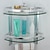 baratos Prateleiras de Casa de Banho-Bathroom Shelf Contemporary Aluminum / Tempered Glass 1 pc - Hotel bath