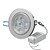 preiswerte LED Einbauleuchten-jiawen® 7w 630-700lm 3000-3200K / 6000-6500K warmes weißes / weißes Licht geführt receseed Lichter (AC 100-240V)