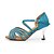 cheap Latin Shoes-Women&#039;s Latin Shoes Flocking / Sparkling Glitter Sandal Sparkling Glitter Stiletto Heel Non Customizable Dance Shoes Gold / Light Blue / Leather