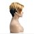 voordelige Synthetische trendy pruiken-Synthetische pruiken Recht Recht  Pruik Blond Kort Blond Synthetisch haar 6 inch(es) Dames Blond hairjoy