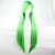 olcso Jelmezparókák-cosplay jelmez paróka szintetikus paróka egyenes egyenes aszimmetrikus paróka hosszú zöld szintetikus haj 28 hüvelykes női természetes hajszál zöld halloween paróka