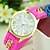 cheap Fashion Watches-Geneva Women&#039;s Bracelet Watch Analog Quartz Ladies / Silicone