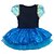 cheap Ballet Dancewear-Ballet Dresses Children&#039;s Performance Chiffon / Cotton / Tulle Cascading Ruffle 1 Piece Blue