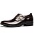 abordables Zapatos Oxford de hombre-Zapatos de Hombre Oxfords Boda / Oficina y Trabajo / Casual Cuero Negro / Bermellón