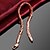 cheap Bracelets-Bracelet/Chain Bracelets Copper / Rose Gold Plated Wedding / Party / Daily / Casual Jewelry Gift Rose Gold,1pc