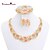 cheap Jewelry Sets-WesternrainGold Plated Jewelry Sets African Gold Gorgeous Necklace,Wedding Jewelry Fashion Necklaces For Women