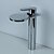 abordables Robinetteries de lavabo-Robinet lavabo - Jet pluie Chrome Vasque 1 trou / Mitigeur un trou