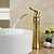 cheap Bathroom Sink Faucets-Bathroom Sink Faucet - Waterfall Ti-PVD Widespread One Hole / Single Handle One HoleBath Taps