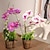 tanie Sztuczne kwiaty-Gałąź Jedwab Plastikowy Storczyki Bukiety na stół Sztuczne Kwiaty