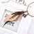 cheap Necklaces-Lureme® Simple Style  Leather Woven Crown Feather Alloy Pendant Necklace